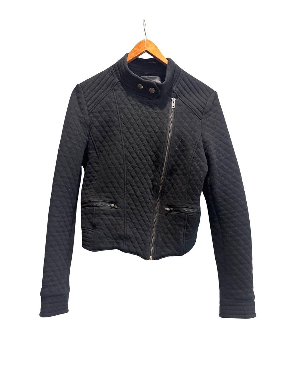 Tinley Road | Women’s Black Quilted Moto Jacket | M
